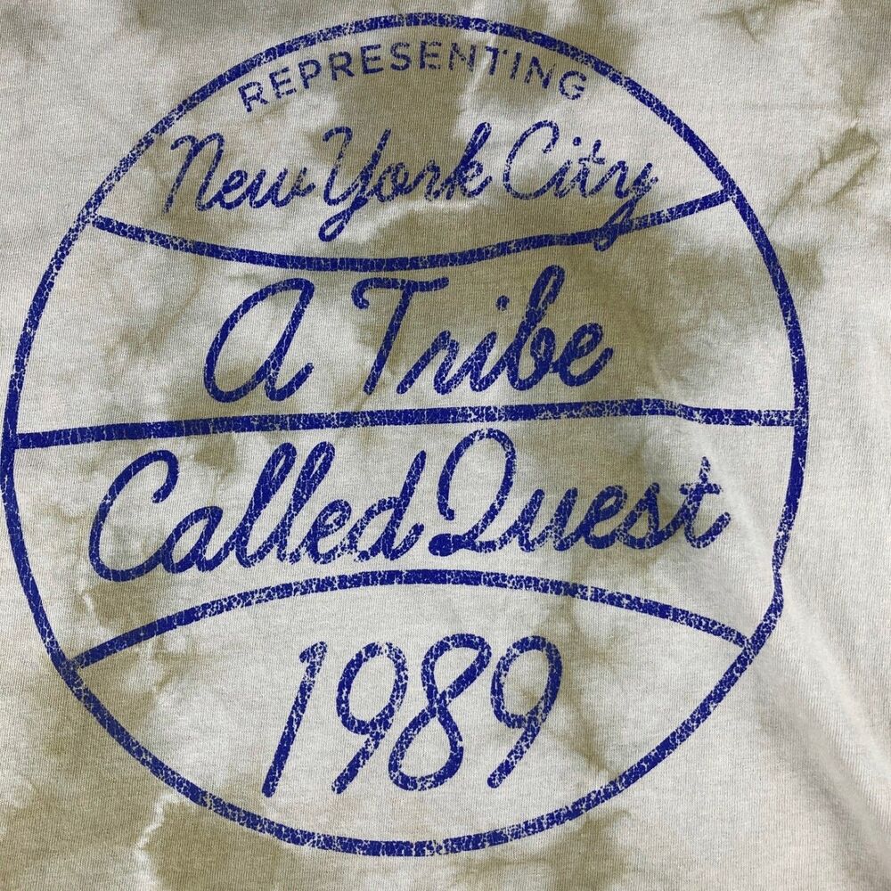A Tribe Called Quest T Shirt Mens Large Tie Dye 1989 NYC Hip Hop Rap Tee